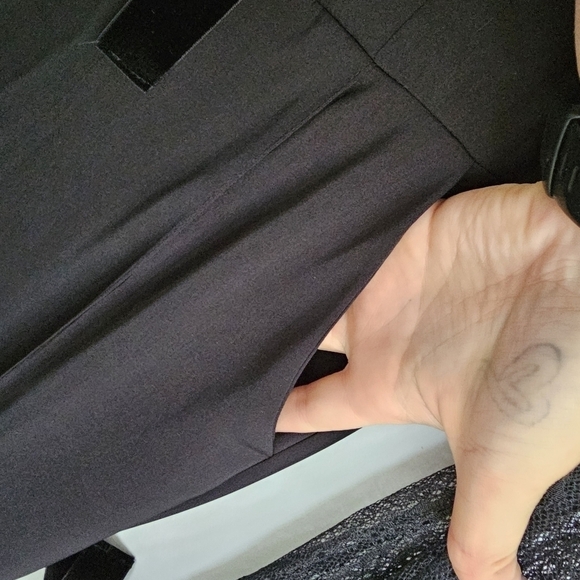 Nasty Gal "Lace Face It" Black Velvet Lace Jumpsuit - Picture 10 of 12